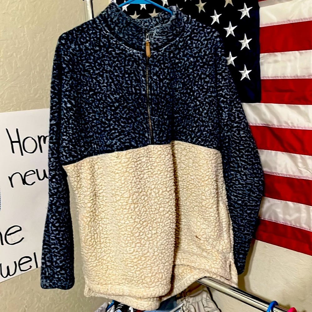 Quarter zip sweater